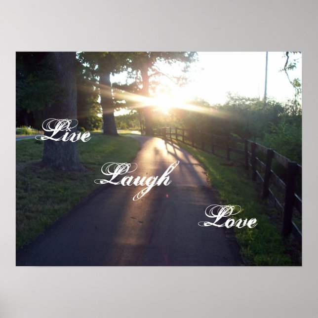 Live Laugh Love Poster (Front)