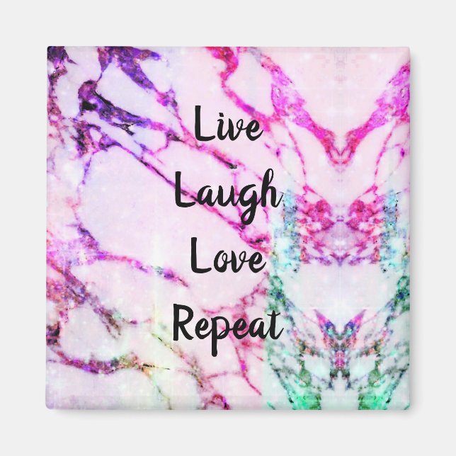 Live Laugh Love Repeat Magnet (Front)
