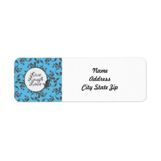 Live Laugh Love Return Address Label