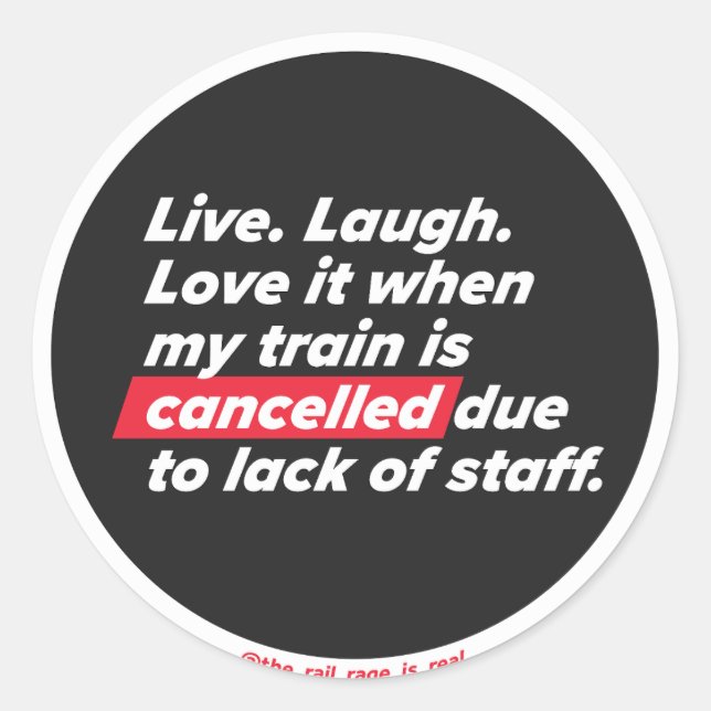 Live. Laugh. Love. - Sticker (Front)