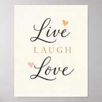 Live Laugh Love Typography