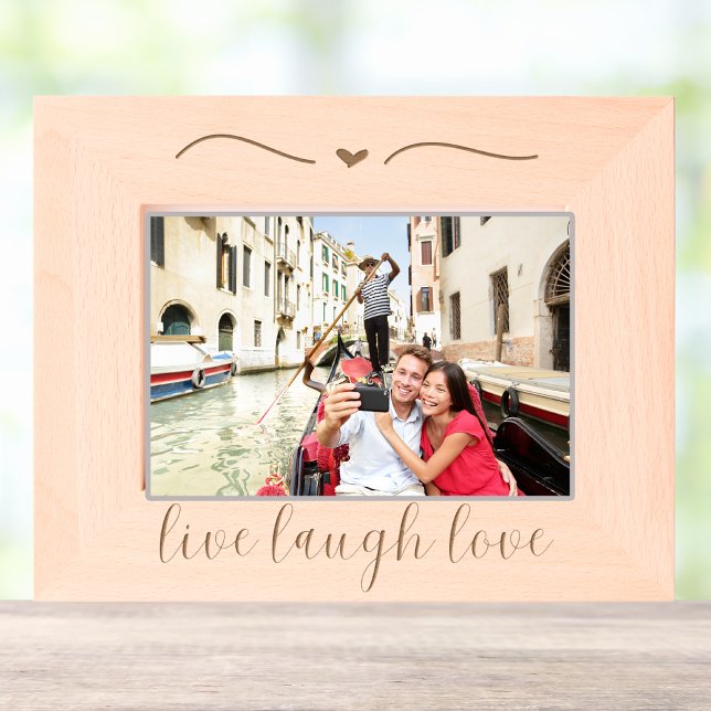 Live Laugh Love Wood Photo  Etched Frames (Creator Uploaded)