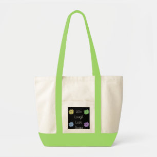 Live Laugh Love Yoga Tote Bag