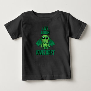 Live Laugh Lovecraft Cute Cthulhu Baby T-Shirt