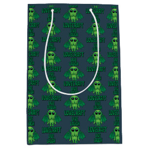 Live Laugh Lovecraft Cute Cthulhu Medium Gift Bag
