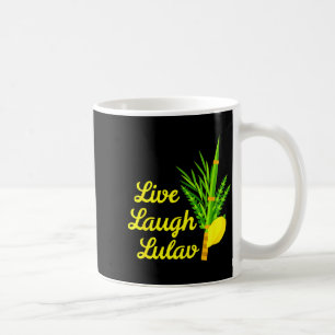 Live Laugh Lulav Etrog Happy Sukkot Jewish Sukkah Coffee Mug