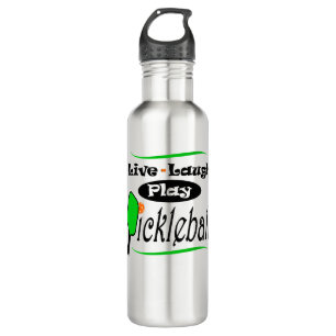 Live Laugh Play Pickleball Pickle ball Players Gif 710 Ml Water Bottle