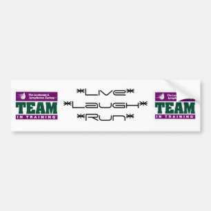 Live.Laugh.Run Bumper Sticker