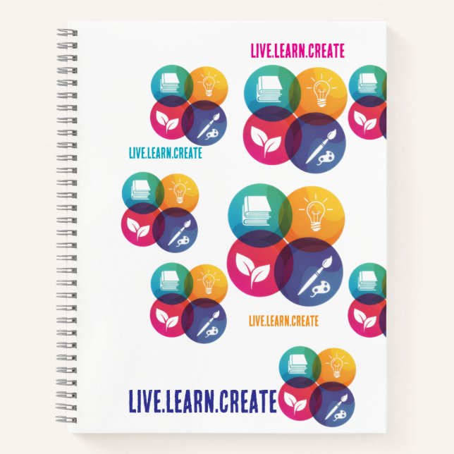 Live.Learn.Create Notebook (Front)