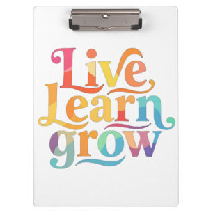 Live Learn Grow Clipboard