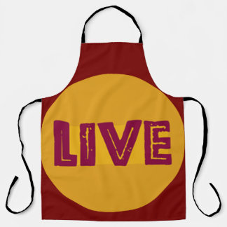 Live & Let Live In Orbit Apron