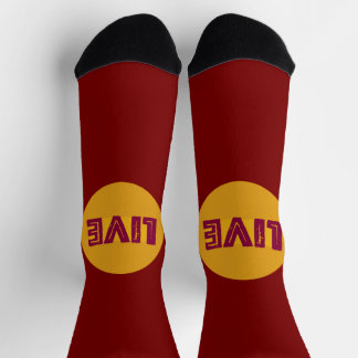 Live & Let Live In Orbit Crew Socks
