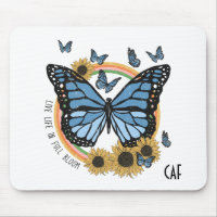 Live Life in Full Bloom Butterfly Sunflowers