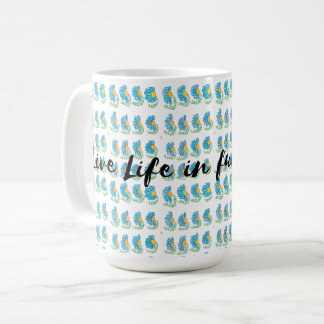 live life in full bloom coffee mug