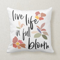 Live Life In Full Bloom Positive Quote Script