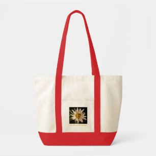 Live life in full bloom tote bag