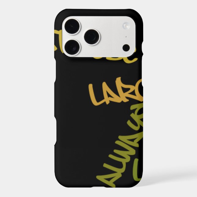 Live Life Large Word Art Print (Back)