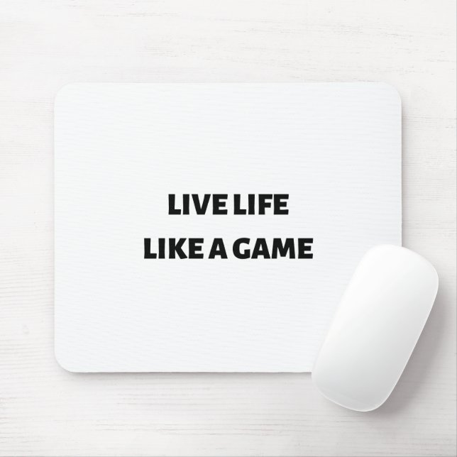 Live life like a game mouse pad (With Mouse)