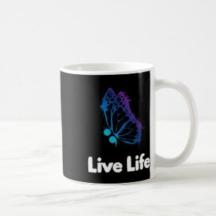 Live Life Semicolon Love And Support Suicide Aware Coffee Mug