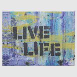 Live Life Tissue Paper