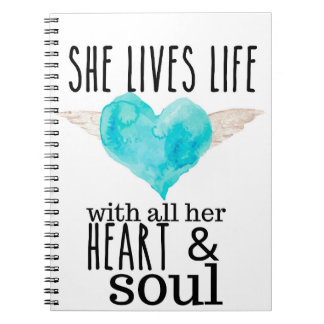 Live life with Heart and Soul Journal for her