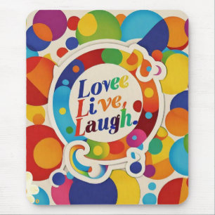 "Live Life with Joyful Spirit" Mouse Pad