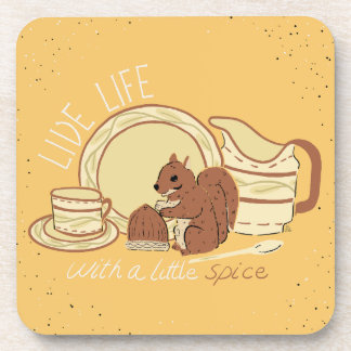 Live Live with Spice Coasters