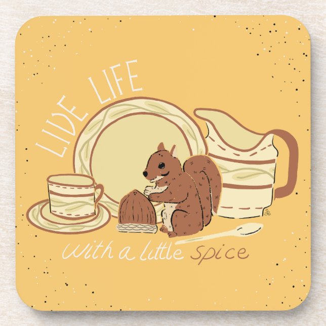 Live Live with Spice Coasters (Front)