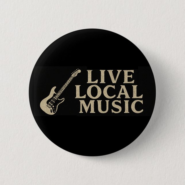 Live Local Music Button (Front)