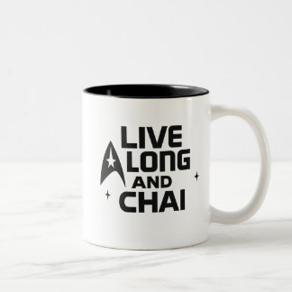 Live Long and Chai Two-Tone Coffee Mug