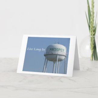 Live Long in Prosper (TX) Greeting Card