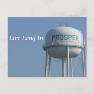 Live Long in Prosper (TX) Postcard
