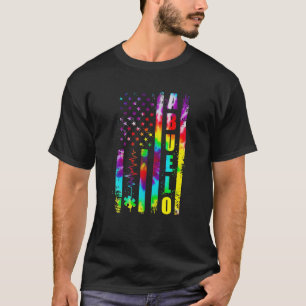 Live Love Accept Abuelo Autism Awareness Tie Dye A T-Shirt