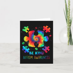 Live Love Accept Autism Awareness Support Acceptan Card