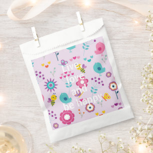 Live, Love and be happy Favour Bag