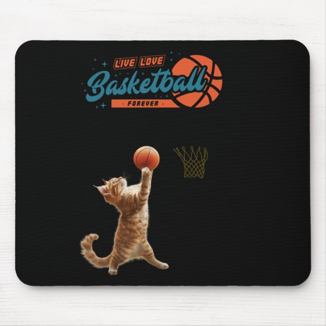Live Love Basketball Forever  Mouse Pad (Front)