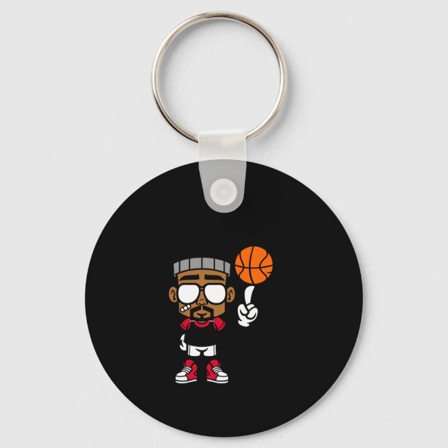 Live.love.basketball  key ring (Front)