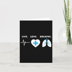 Live Love Breathe - Respiratory Therapist Gift Card
