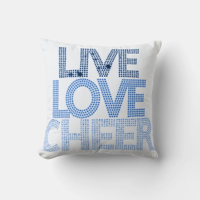 Live Love Cheer - Pillow (Front)