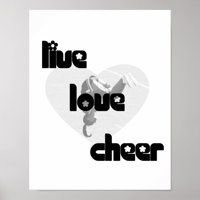 Live Love Cheer Poster (Front)