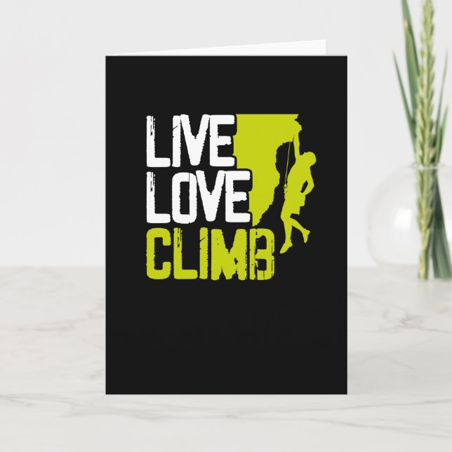 Live love climb card (Front)