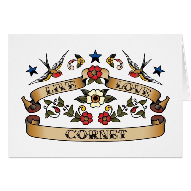 Live Love Cornet (Front Horizontal)