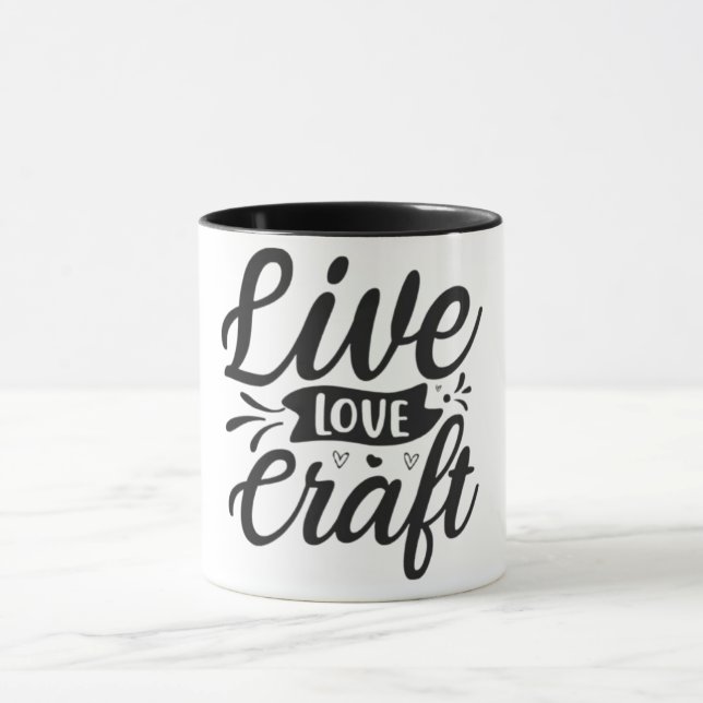 Live, Love, Craft- Mug (Center)