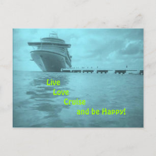 Live Love Cruise Postcard