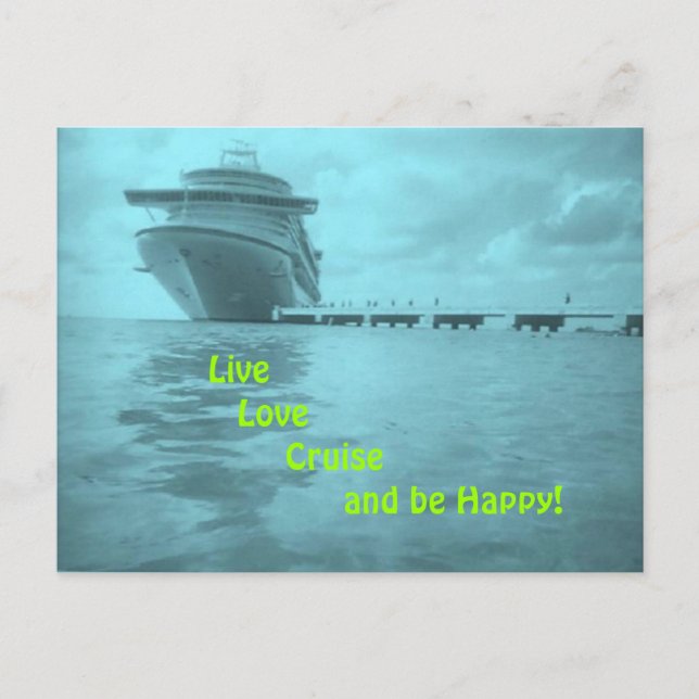 Live Love Cruise Postcard (Front)