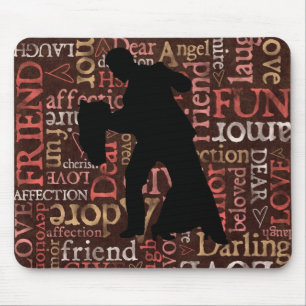 Live Love Dance - Ballroom Couple Mousepad