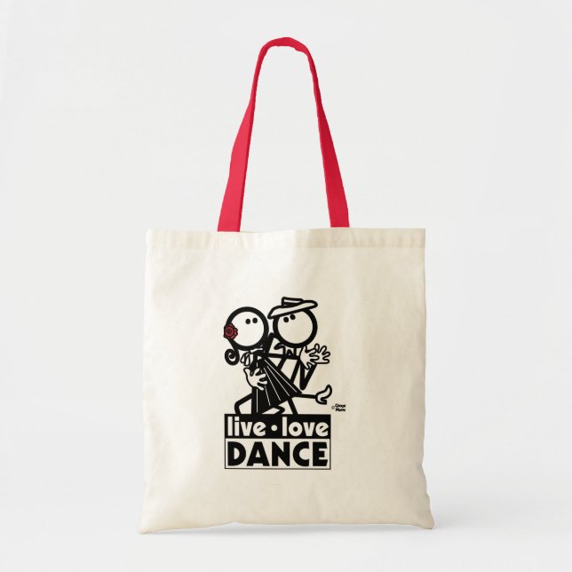 LIVE LOVE DANCE TANGO TOTE BAG (Front)