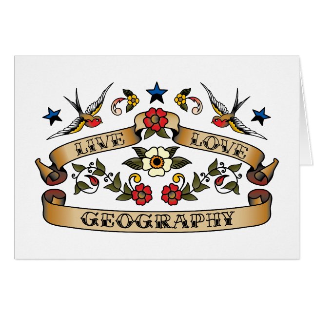 Live Love Geography (Front Horizontal)