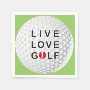 live, love golf napkins