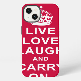 Live Love Laugh and Carry On iPhone Case